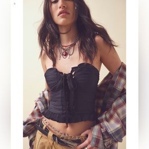 Free People Aurelia Silky Corset Top